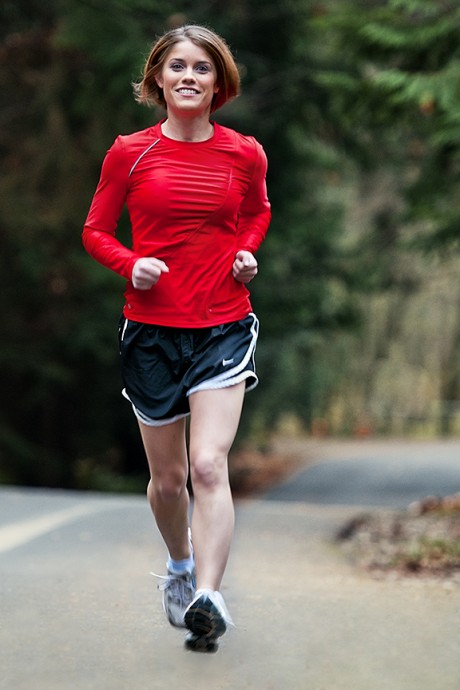 Renae Goettel, '08, discovered her passion for running after graduating from Trinity and has since run two marathons, as well as the Boston Marathon, on Monday, April 15, when the two bombs exploded near the finish line preventing her from finishing the race. Photo courtesy of Renae Goettel.