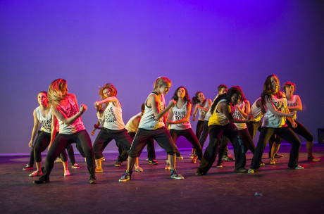 Trinity's hip-hop dance group, Looney Crew, dances at Momentum last spring. The group often participates in many of the dance performances on campus. Photo by Amh-Viet Dinh